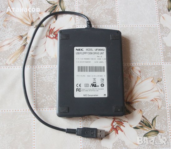 Флопи дисково устройство NEC - USB Floppy Disk Drive, снимка 2 - USB Flash памети - 41433126