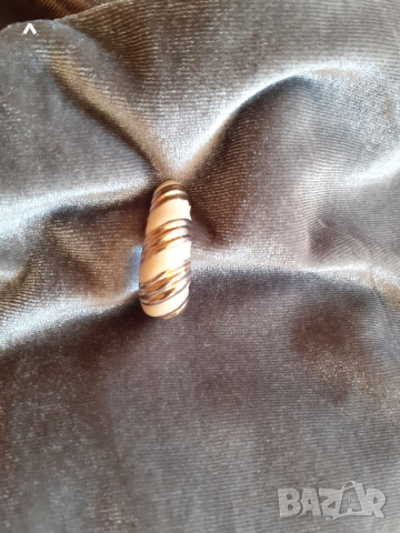 Позлатени обици с емайл, снимка 3 - Обеци - 44514201