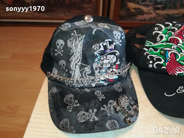 ПОРЪЧАНИ-ED HARDY-ВНОС GERMANY 0302221933, снимка 3 - Шапки - 35663868