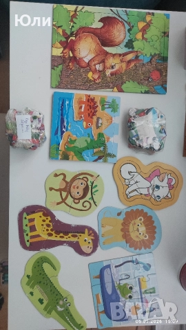 8 пъзели за деца монтесори 0+, снимка 3 - Игри и пъзели - 52989518
