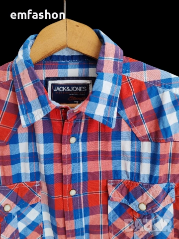 Мъжки ризи JACK&JONES, SPRIT, снимка 4 - Ризи - 51464500