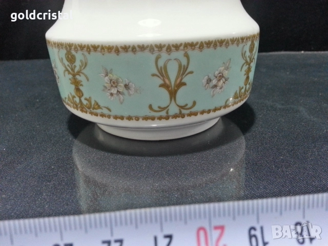 Стар български порцелан захарница , снимка 3 - Антикварни и старинни предмети - 52262122