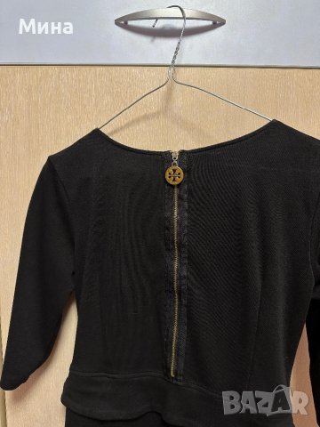 Черна рокля, снимка 4 - Рокли - 39038968