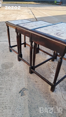 Масички с плочки-3бр, снимка 5 - Маси - 53254103