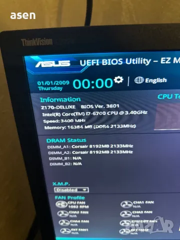 ASUS Z170-DELUXE 1151 И процесор i76700 и 16gb ram ddr4, снимка 9 - Дънни платки - 36877549