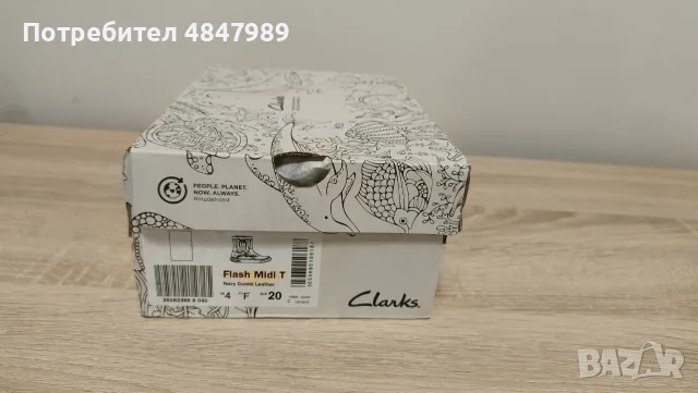 Детски кожени боти Clarks, снимка 5 - Детски боти и ботуши - 56117699
