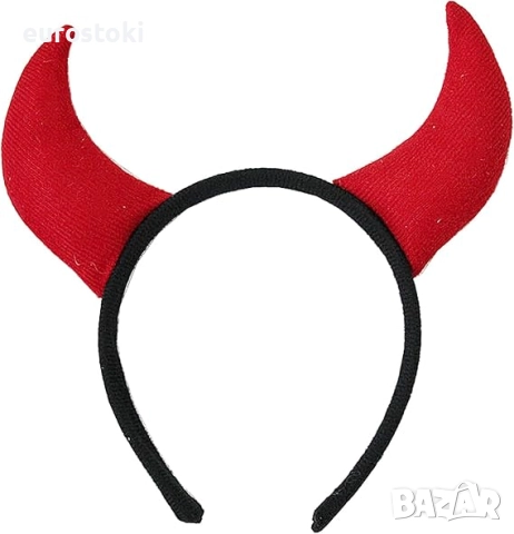 Комплект костюм за Хелоуин Дявол, червен назъбен плащ, рога, червен триъгълен зъбец, косплей костюм, снимка 5 - Костюми - 52136259