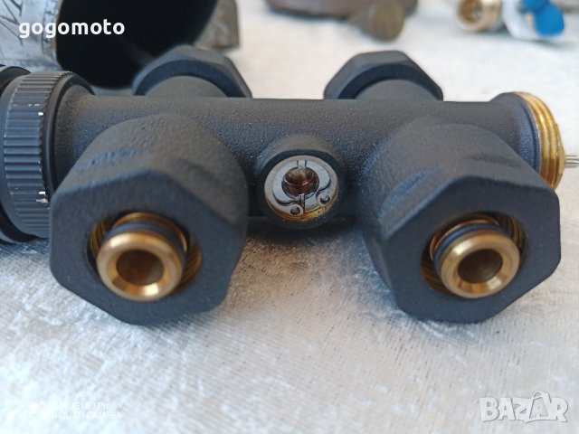 Термостатен радиаторен вентил за двутръбна инсталация 50мм с термоглава, ъглов с адаптор за ф16х2мм, снимка 13 - Други стоки за дома - 44148011