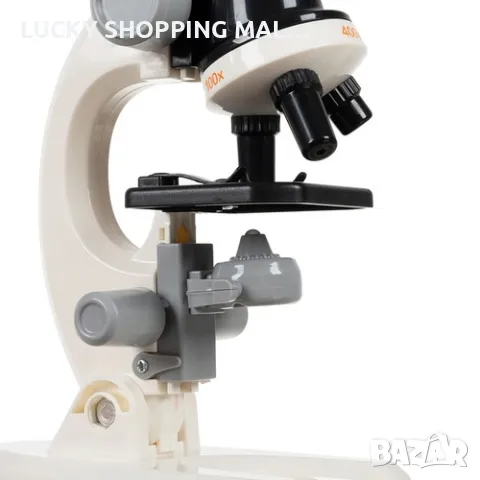 Учебен микроскоп за деца 100x / 400x / 1200x, снимка 4 - Образователни игри - 47988989