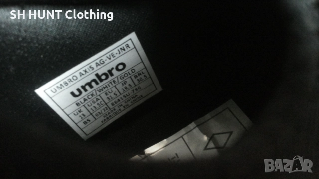 UMBRO Football Boots Kids Размер EUR 31,5 детски бутонки с лепка 5-14-S, снимка 17 - Футбол - 52250489