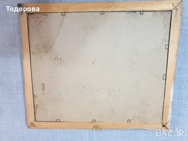 Стара авторска картина, снимка 4 - Картини - 48556384
