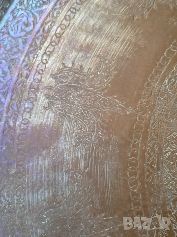 Уникален поднос синия, снимка 4 - Антикварни и старинни предмети - 53837438