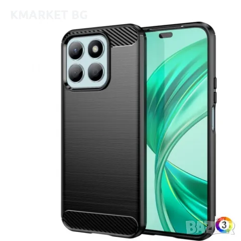 Honor X8b 4G Удароустойчив Carbon Fiber Калъф и Протектор, снимка 3 - Калъфи, кейсове - 48998928