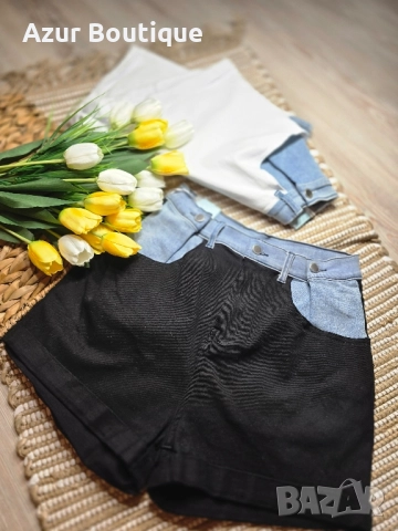 Къси дънкови панталонки, снимка 3 - Къси панталони и бермуди - 51586108