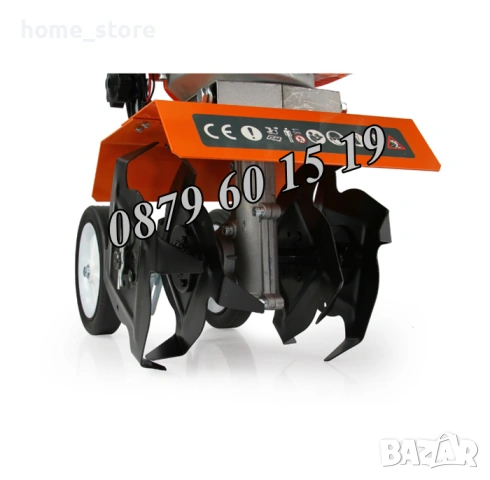 Бензинова мотофреза 74 куб, бензинов мотокултиватор, снимка 2 - Градинска техника - 53710231