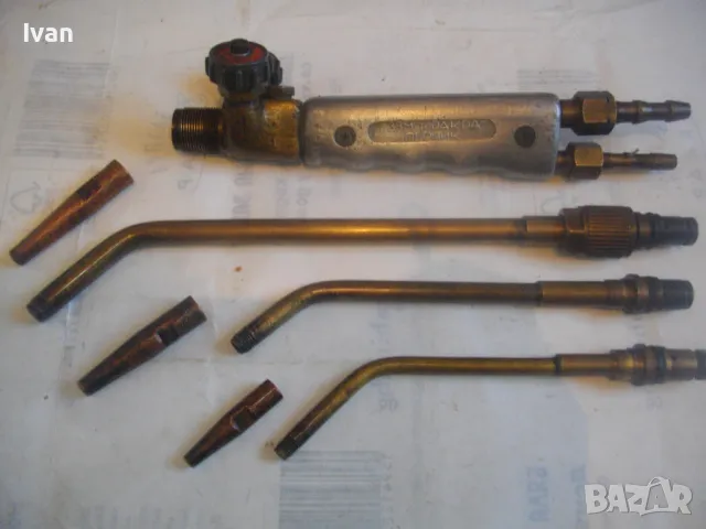 ОКСИЖЕННА ГАЗО-АЦЕТИЛЕНОВА ГОРЕЛКА КРАКРА ПЕРНИК БЪЛГАРСКА ПОЧТИ НОВА С 3 РАМЕНА И ДЮЗИ ОТЛИЧНА, снимка 4 - Други инструменти - 48414122