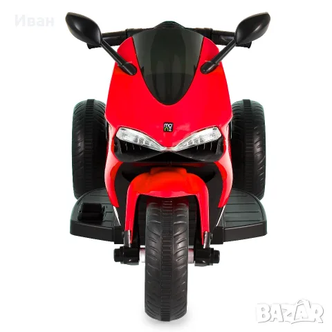 ТОП ЦЕНА!НОВО!Детски акумулаторен мотор с 3 гуми Nairobi RED с 6V батерия,Bluetooth, снимка 2 - Детски велосипеди, триколки и коли - 55894053