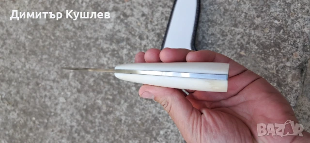 Нож от стомана S390, снимка 4 - Ножове - 50866995