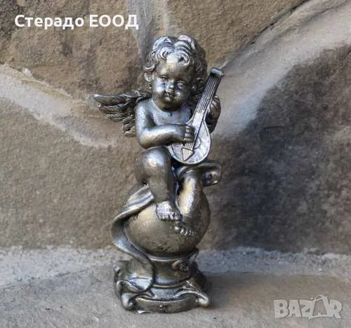 АНГЕЛЧЕ С МАНДОЛИНА, снимка 3 - Декорация за дома - 50377853