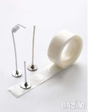 100 бр лепки самозалепващо тиксо лепенки лепки лепилни точки за балони банер балон свещ свещи фитил , снимка 8 - Други - 26598745