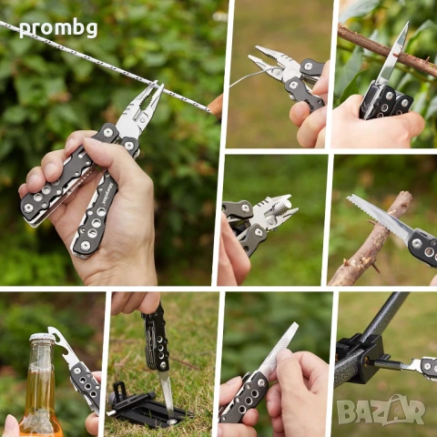 мултифункционален инструмент, клещи, 25 ч, битове, остриета, Германия, снимка 3 - Клещи - 34814592
