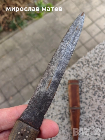 Автентична стара кама / нож, снимка 8 - Антикварни и старинни предмети - 53773801