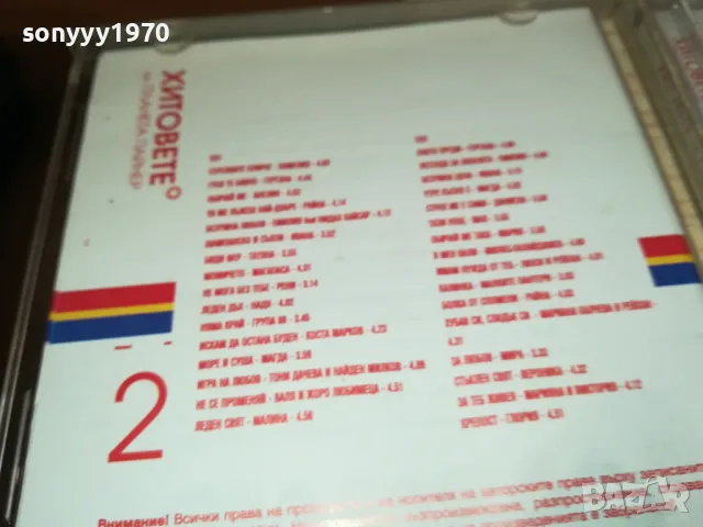 заявени!!! ХИТОВЕТЕ НА ПЛАНЕТА ПАЙНЕР-ЦД 2БР 2403251719, снимка 11 - CD дискове - 49621586
