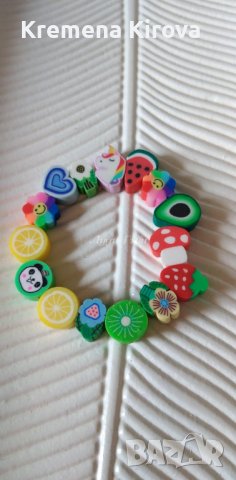Детски цветни гривни. Идея за подаръци. Бижута Луди гъби.