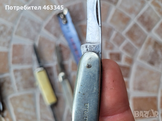 Нож, джобно ножче-6, снимка 8 - Антикварни и старинни предмети - 51632399