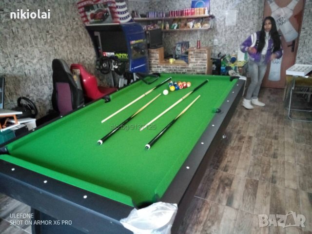 2 в 1  Билярд и снукър 8 фута чисто нов snooker | 8 FT |, снимка 5 - Други игри - 42978020