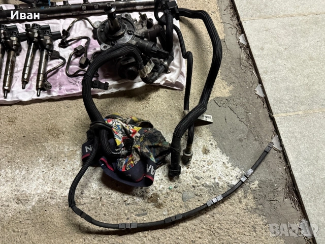 ОТЛИЧЕН Комплект Дюзи/Рейл/ Помпа/Маркучи/Трьбички за -BMW 3.0d/258hp-, снимка 4 - Части - 53843007