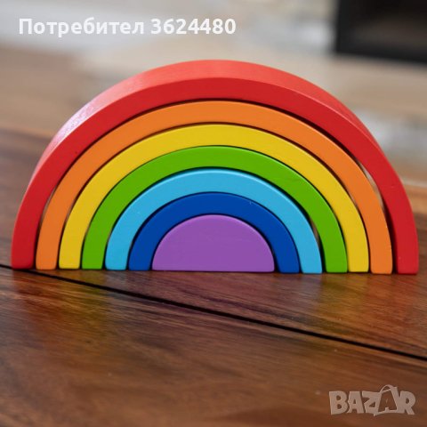 Монтесори дъга от 7 части, снимка 7 - Други - 40325672