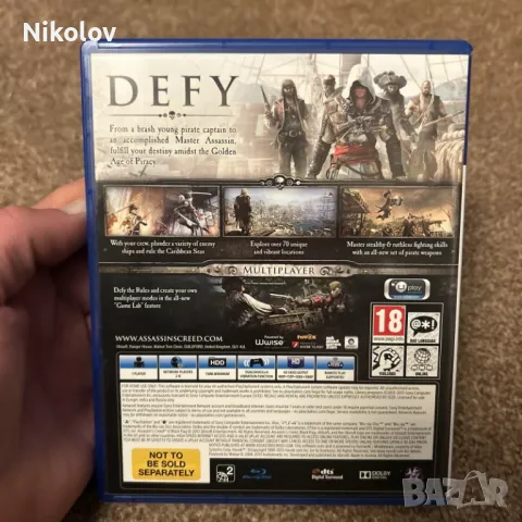 Assassin's Creed IV Black Flag PS4 (Съвместима с PS5), снимка 3 - Игри за PlayStation - 49215105