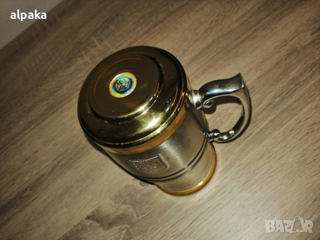 Продавам уникална чаша за бира Jianbao, алпака, снимка 3 - Колекции - 53698743