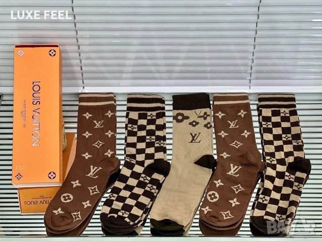 Мъжки Чорапи 6бр Кутия ⚜️ Louis Vuitton Boss Moschino , снимка 11 - Мъжки чорапи - 52969704