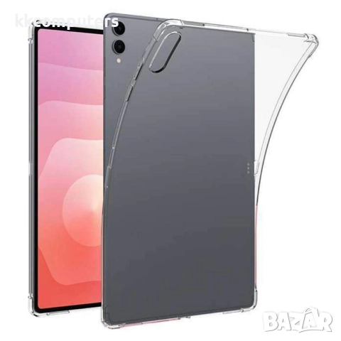 Калъф за Samsung Galaxy Tab S11 Ultra - Прозрачен, Удароустойчив, 4-Ъглова Защита, TPU Материал, Вкл
