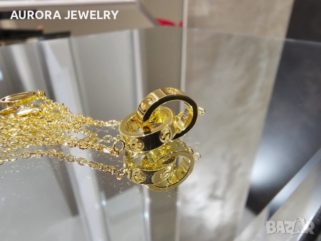 CARTIER Love Gold Chain Мъжка / Дамска Гривна, снимка 7 - Гривни - 52833327