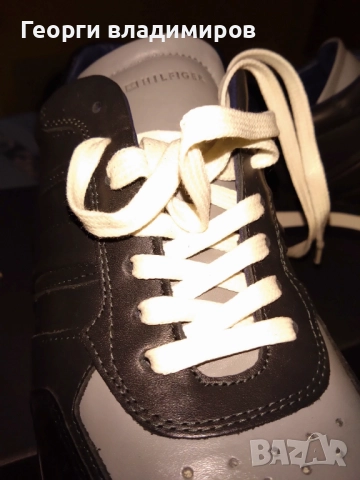 Tommy Hilfiger оригинални изцяло естествена кожа , снимка 7 - Спортни обувки - 52578036