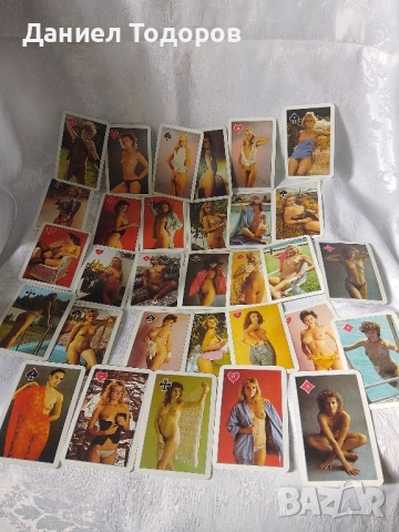 Стари Еротични карти за игра. Ретро карти , снимка 5 - Карти за игра - 51747106