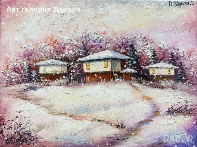 Зимна картина - Бяла приказка