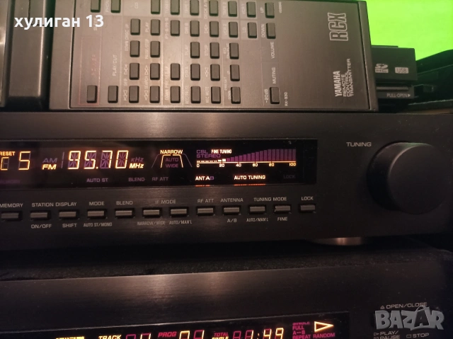 Продавам hi-fi сет, CD, Tuner, Amplifier Yamaha, снимка 7 - Ресийвъри, усилватели, смесителни пултове - 53307213