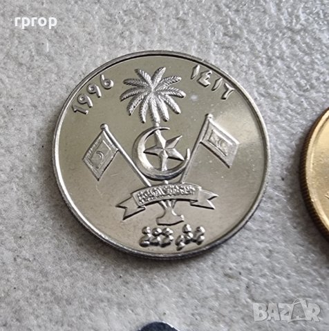 Екзотични монети. Малдиви.  Лот. 1, 5, 10, 25 , 50 лаари  и 1 рупия.  Лот. 6 бр. UNC., снимка 5 - Нумизматика и бонистика - 42340051