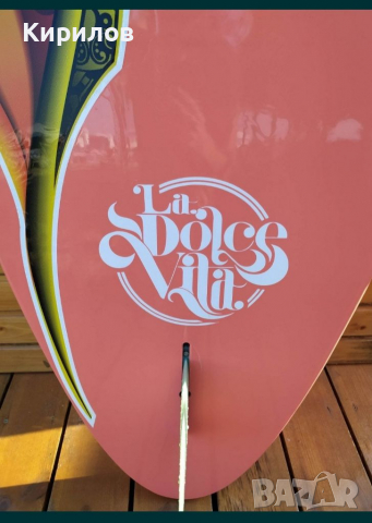 Уиндсърф дъска Starboard Flare 99 литра Custom с финка Drake, снимка 3 - Водни спортове - 36199234