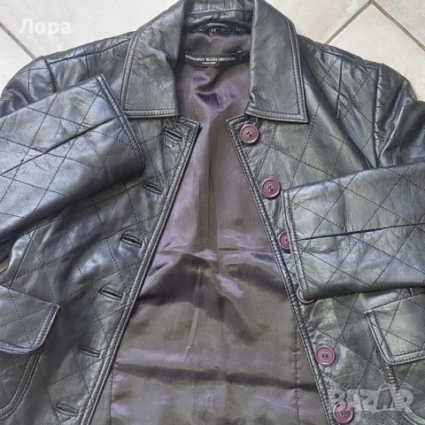 Дамско яке естествена кожа , снимка 5 - Якета - 52420659
