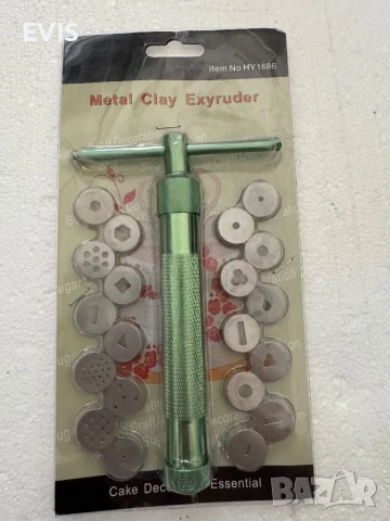 Екструдер за глина / фондан – инструмент за декорация и моделиране