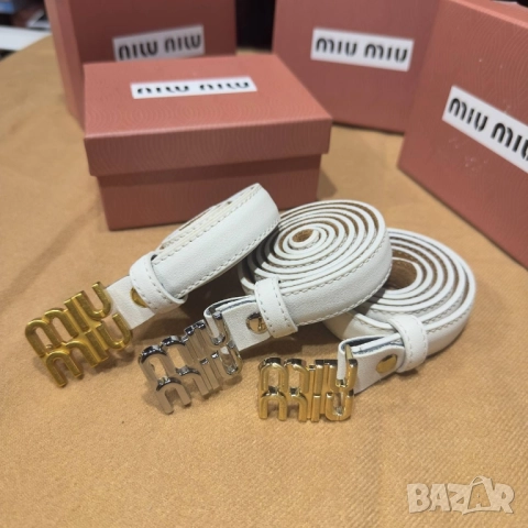 колани от естествена кожа в кутия miu miu , снимка 10 - Колани - 51550078