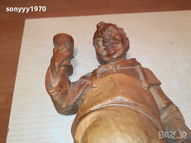 МОНАХ ВЪРХУ БУРЕ-ДЪРВО ВНОС ГЕРМАНИЯ 0508231745, снимка 15 - Антикварни и старинни предмети - 41766612