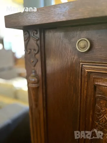 Секция / масивно дърво с дърворезба , снимка 6 - Секции и витрини - 50065775