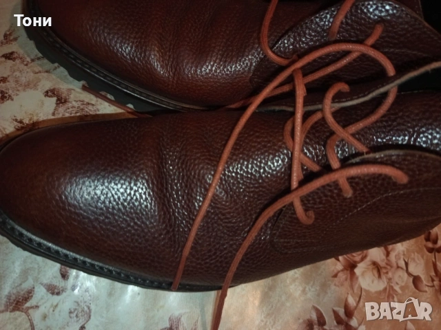 FLORIS VAN BOMMEL Оригинал Нови Мъжки Боти Изцяло от Естествена Кожа 42/43, снимка 9 - Мъжки боти - 53489172