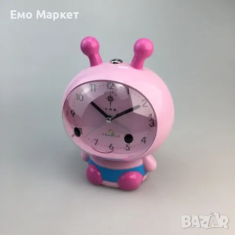 Детски настолен часовник с вградена силна аларма за по-лесно събуждане Пчеличка 16х10см, снимка 4 - Други стоки за дома - 49518268
